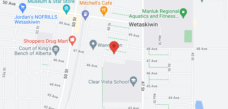 map of 4728 47 Ave